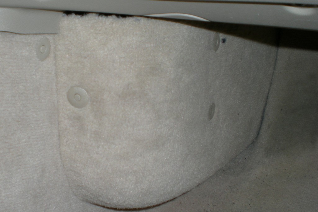 Passenger Footwell cover for HVAC