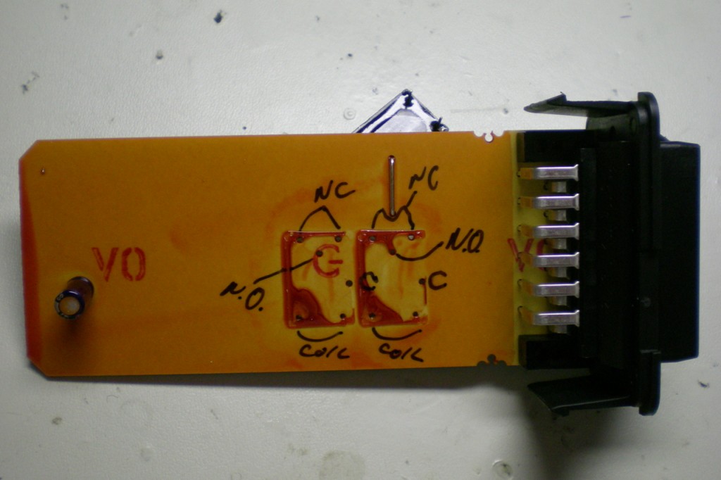 Relay connection positions